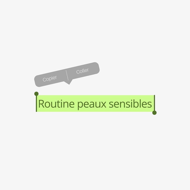Instagram routine peaux sensibles